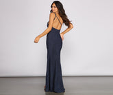 Yuri Einschultriges Lurexkleid